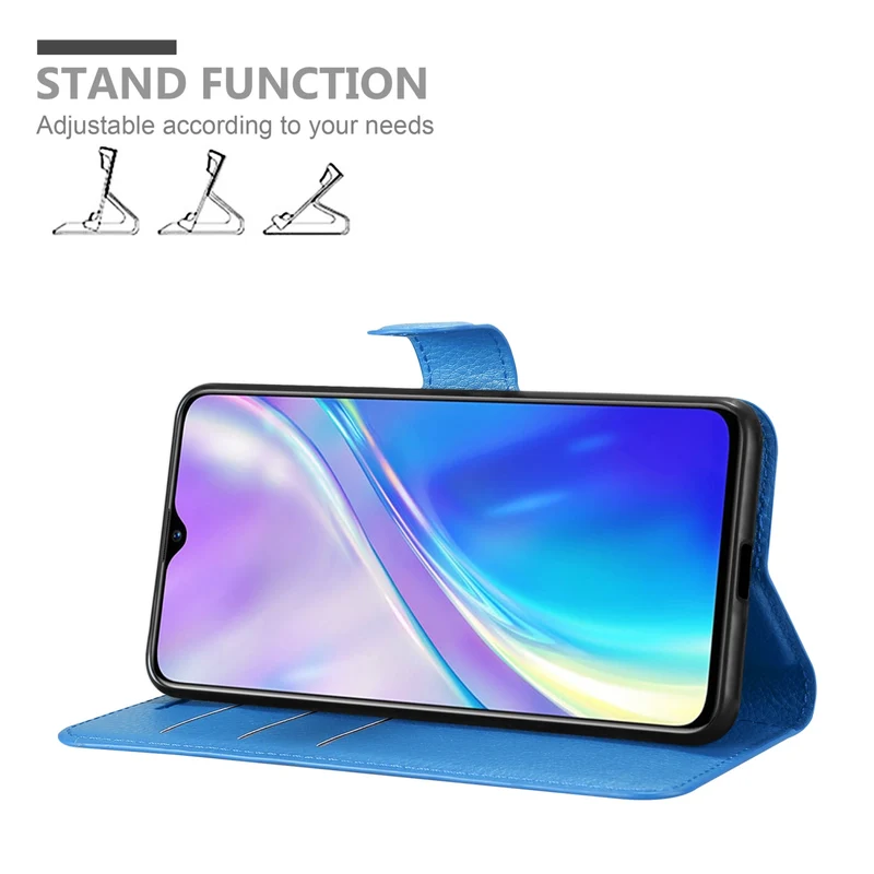 Cadorabo Hülle kompatibel mit Realme X2 / XT / Oppo K5 Schutzhülle mit Magnetverschluss, Standfunktion und Kartenfach