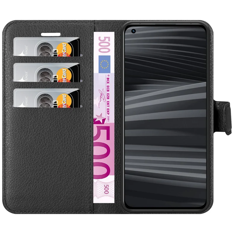 Cadorabo Hülle kompatibel mit Realme GT 2 PRO Schutzhülle mit Magnetverschluss, Standfunktion und Kartenfach