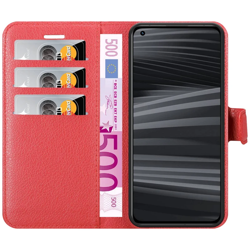 Cadorabo Hülle kompatibel mit Realme GT 2 PRO Schutzhülle mit Magnetverschluss, Standfunktion und Kartenfach