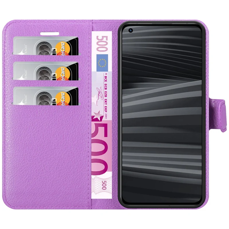Cadorabo Hülle kompatibel mit Realme GT 2 PRO Schutzhülle mit Magnetverschluss, Standfunktion und Kartenfach