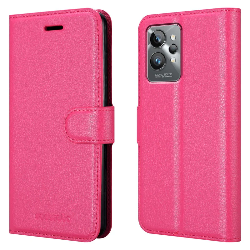 Cadorabo Hülle kompatibel mit Realme GT 2 PRO Schutzhülle mit Magnetverschluss, Standfunktion und Kartenfach
