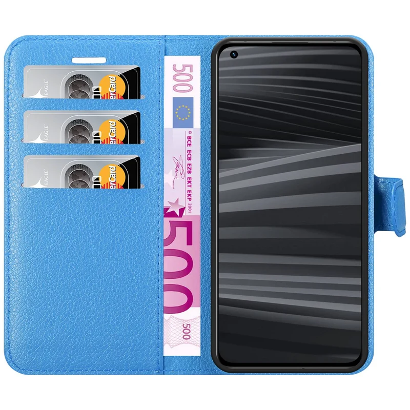 Cadorabo Hülle kompatibel mit Realme GT 2 PRO Schutzhülle mit Magnetverschluss, Standfunktion und Kartenfach