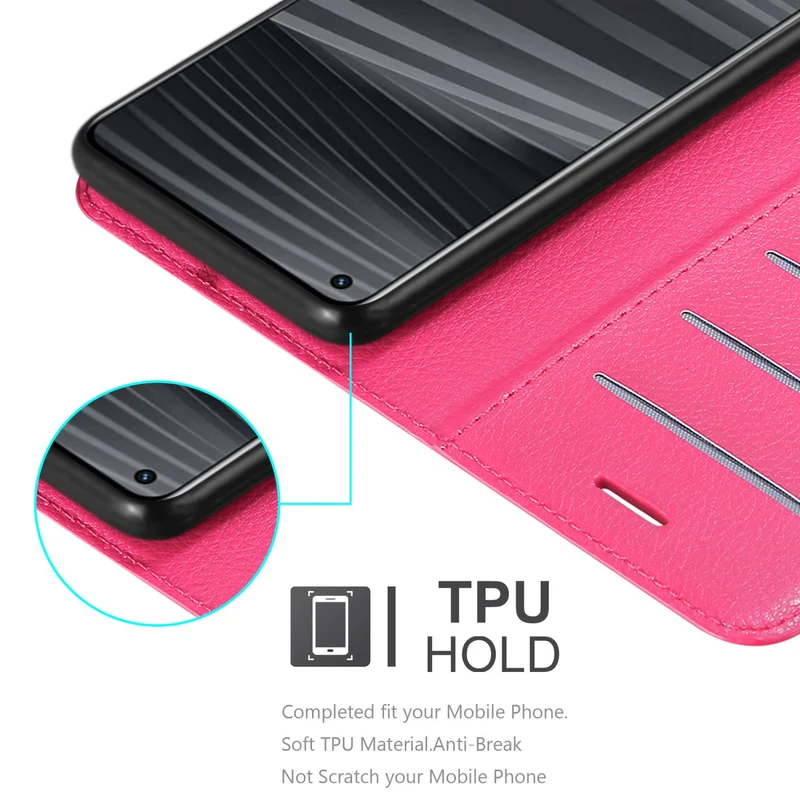 Cadorabo Hülle kompatibel mit Realme GT 2 / GT Neo 2 Schutzhülle mit Magnetverschluss, Standfunktion und Kartenfach