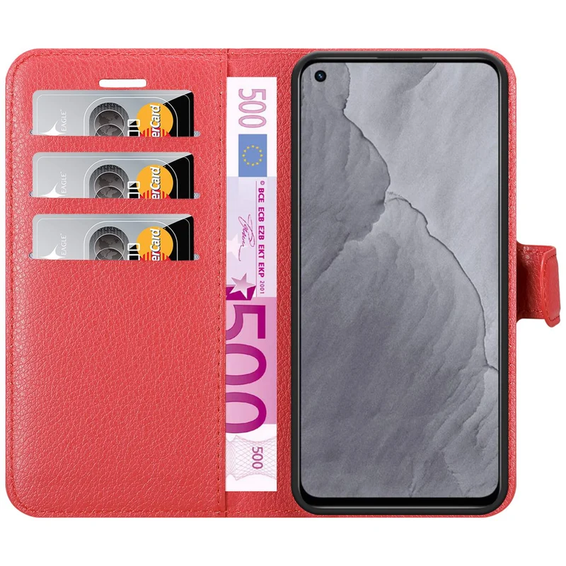 Cadorabo Hülle kompatibel mit Realme GT Master Schutzhülle mit Magnetverschluss, Standfunktion und Kartenfach