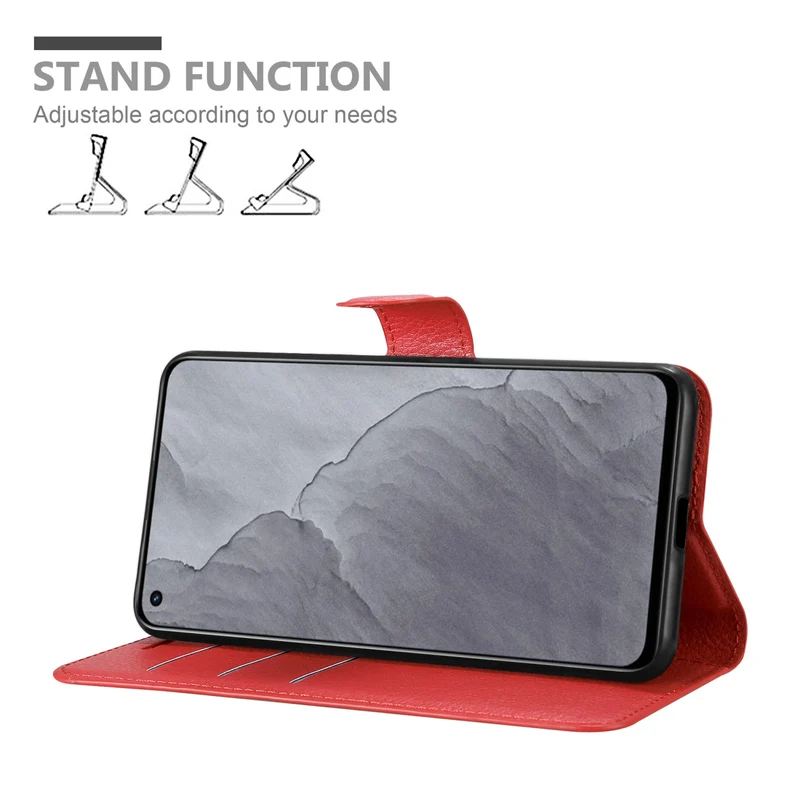 Cadorabo Hülle kompatibel mit Realme GT Master Schutzhülle mit Magnetverschluss, Standfunktion und Kartenfach