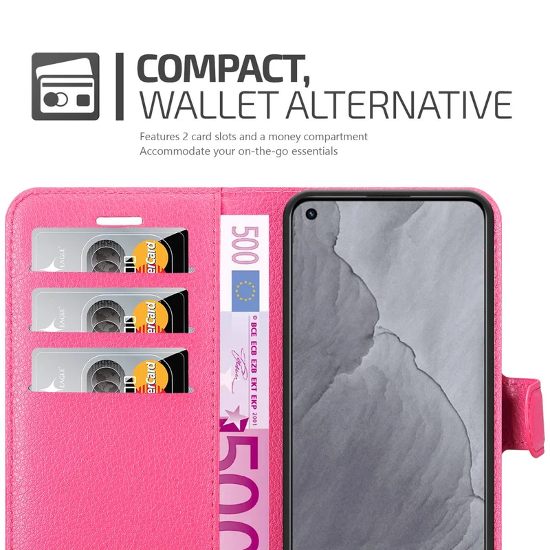 Cadorabo Hülle kompatibel mit Realme GT Master Schutzhülle mit Magnetverschluss, Standfunktion und Kartenfach