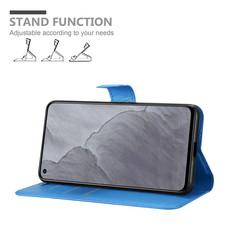 Cadorabo Hülle kompatibel mit Realme GT Master Schutzhülle mit Magnetverschluss, Standfunktion und Kartenfach