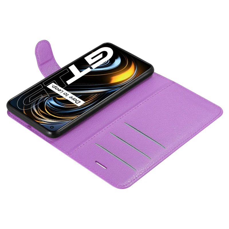 Cadorabo Hülle kompatibel mit Realme GT / GT Neo 2T / Q3 PRO Schutzhülle mit Magnetverschluss, Standfunktion und Kartenfach