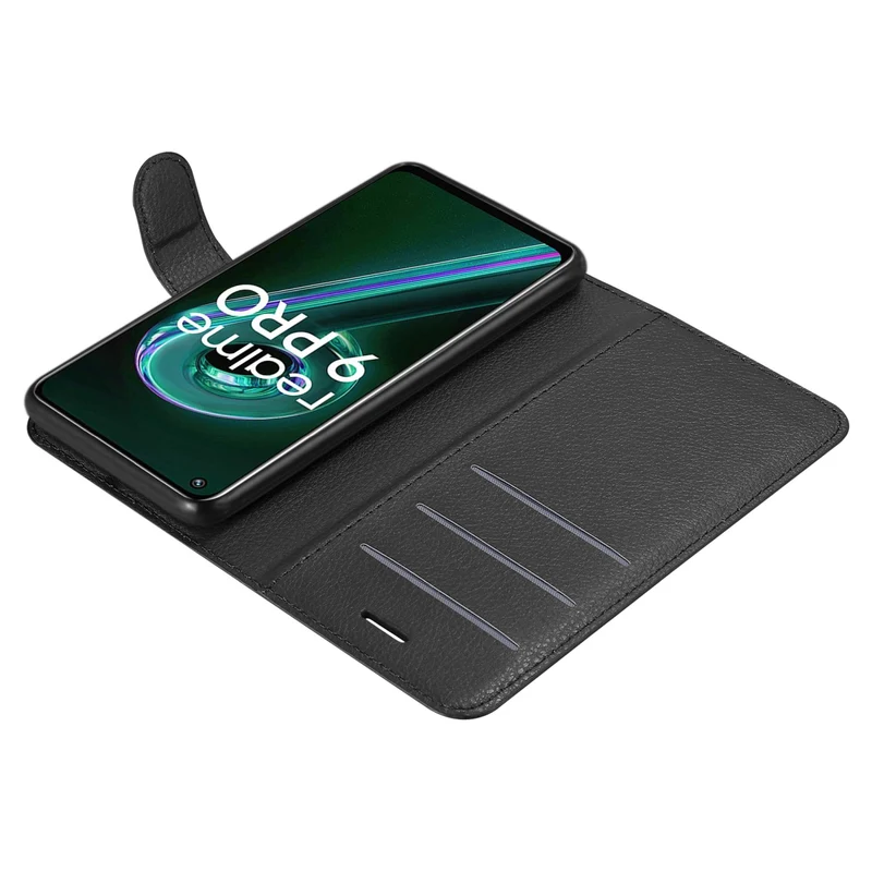 Cadorabo Hülle kompatibel mit Realme 9 5G / 9 PRO / V25 / Q5 / OnePlus Nord CE 2 LITE 5G Schutzhülle mit Magnetverschluss, Standfunktion und Kartenfach
