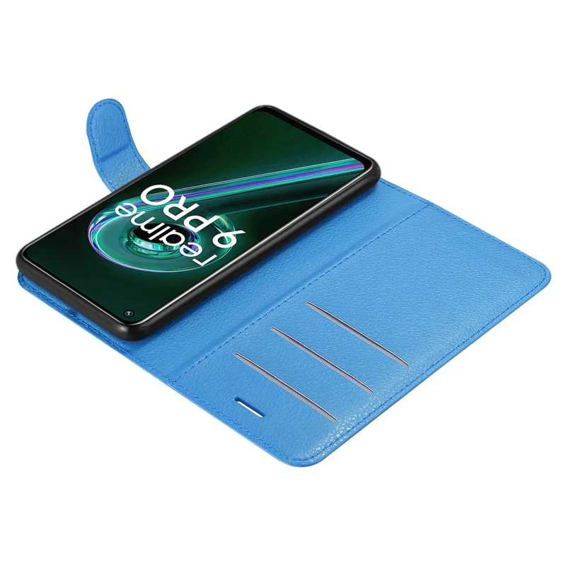 Cadorabo Hülle kompatibel mit Realme 9 5G / 9 PRO / V25 / Q5 / OnePlus Nord CE 2 LITE 5G Schutzhülle mit Magnetverschluss, Standfunktion und Kartenfach