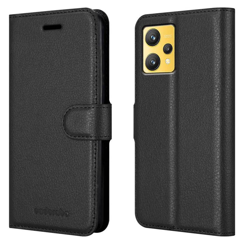 Cadorabo Hülle kompatibel mit Realme 9 4G / 9 PRO+ Schutzhülle mit Magnetverschluss, Standfunktion und Kartenfach