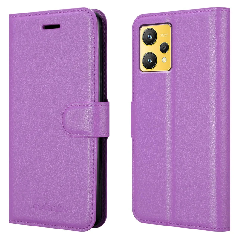 Cadorabo Hülle kompatibel mit Realme 9 4G / 9 PRO+ Schutzhülle mit Magnetverschluss, Standfunktion und Kartenfach