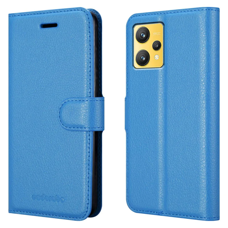 Cadorabo Hülle kompatibel mit Realme 9 4G / 9 PRO+ Schutzhülle mit Magnetverschluss, Standfunktion und Kartenfach