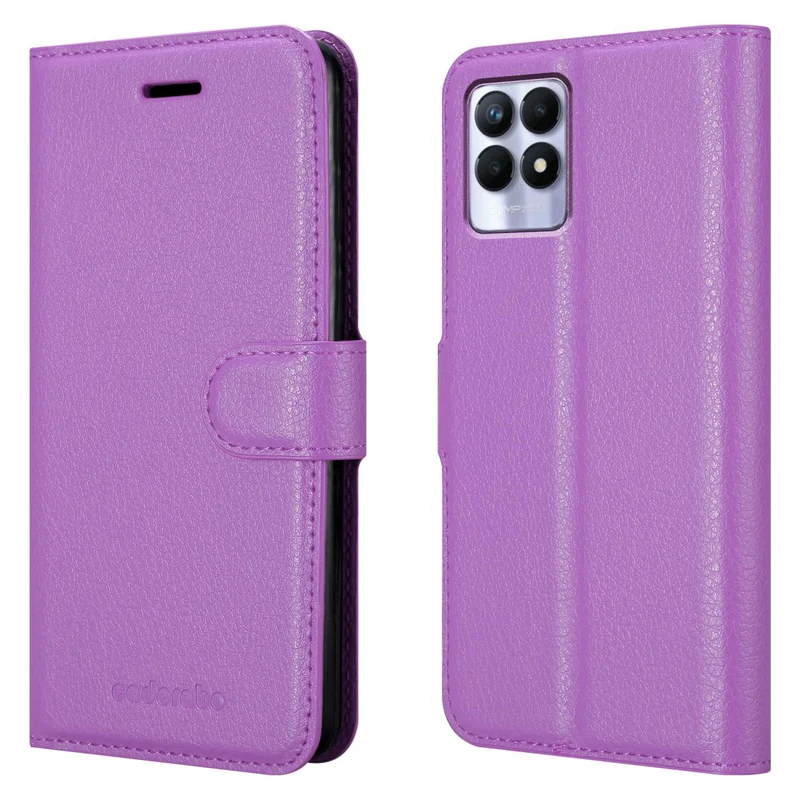 Cadorabo Hülle kompatibel mit Realme 8i / Narzo 50 4G Schutzhülle mit Magnetverschluss, Standfunktion und Kartenfach
