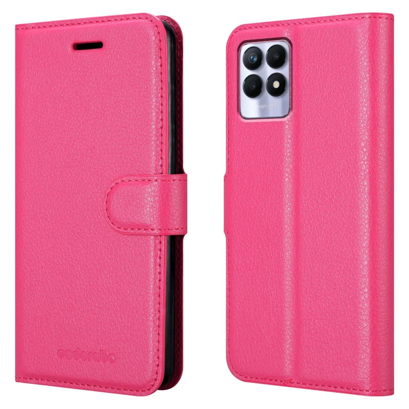 Cadorabo Hülle kompatibel mit Realme 8i / Narzo 50 4G Schutzhülle mit Magnetverschluss, Standfunktion und Kartenfach