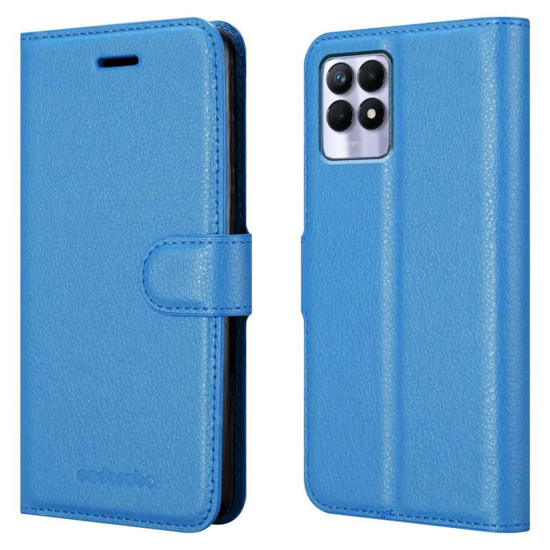 Cadorabo Hülle kompatibel mit Realme 8i / Narzo 50 4G Schutzhülle mit Magnetverschluss, Standfunktion und Kartenfach