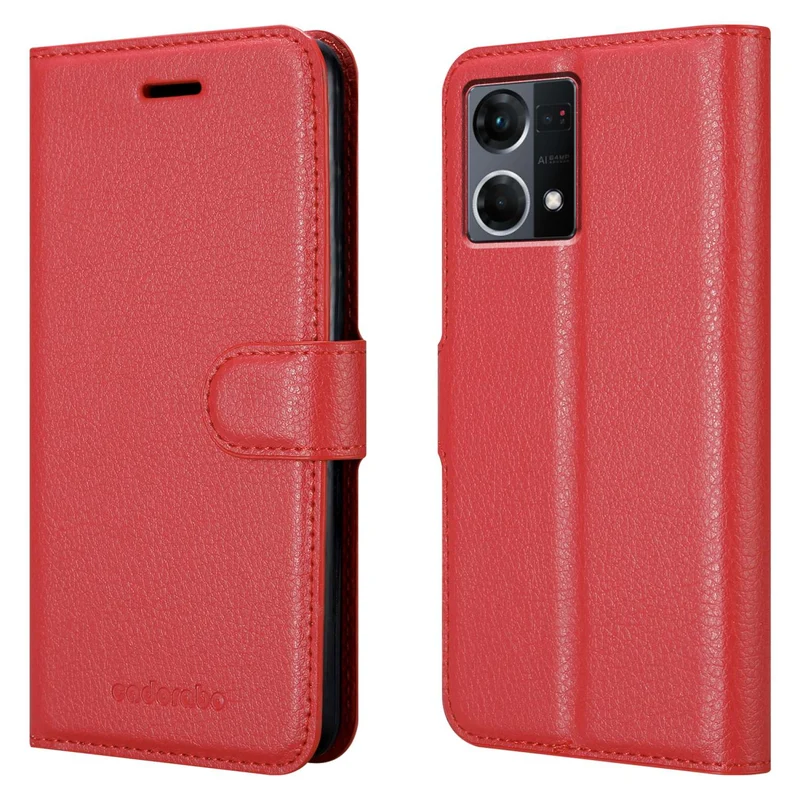 Cadorabo Hülle kompatibel mit Realme 7 5G Schutzhülle mit Magnetverschluss, Standfunktion und Kartenfach