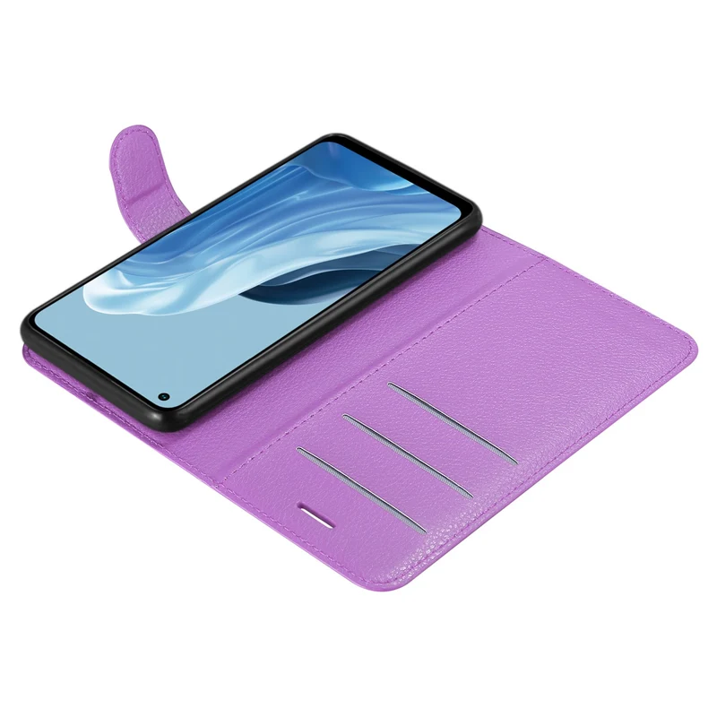 Cadorabo Hülle kompatibel mit Realme 7 5G Schutzhülle mit Magnetverschluss, Standfunktion und Kartenfach