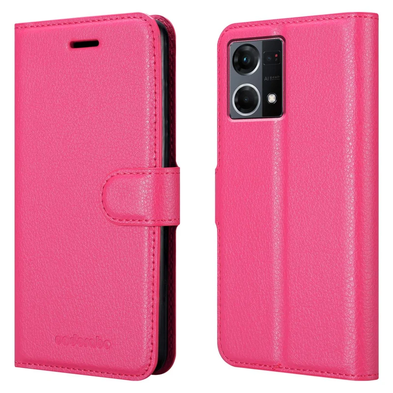 Cadorabo Hülle kompatibel mit Realme 7 5G Schutzhülle mit Magnetverschluss, Standfunktion und Kartenfach