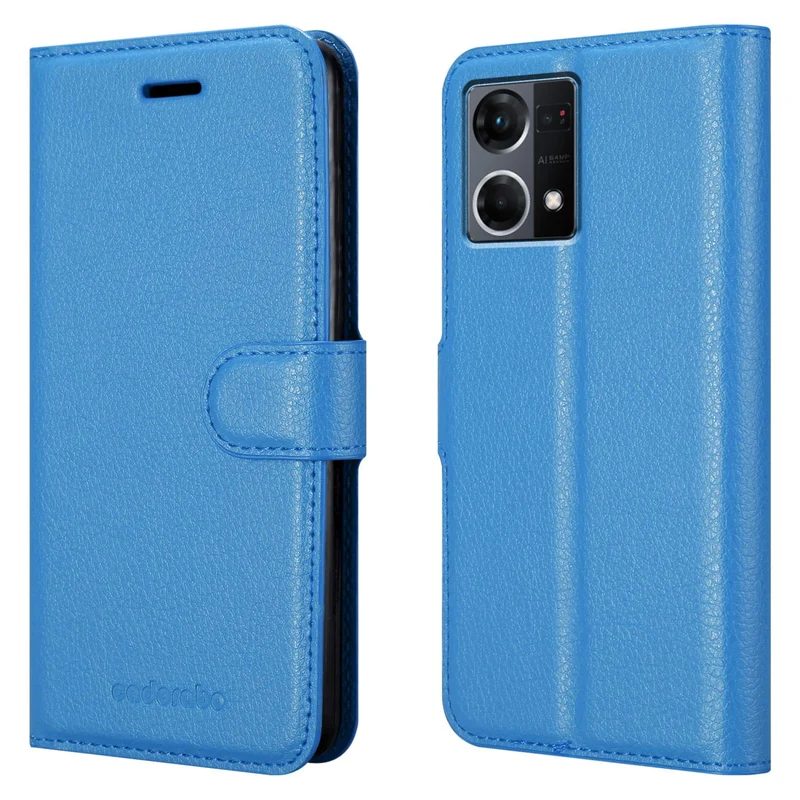 Cadorabo Hülle kompatibel mit Realme 7 5G Schutzhülle mit Magnetverschluss, Standfunktion und Kartenfach