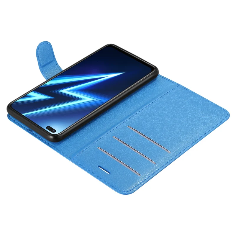 Cadorabo Hülle kompatibel mit Realme 6 PRO Schutzhülle mit Magnetverschluss, Standfunktion und Kartenfach