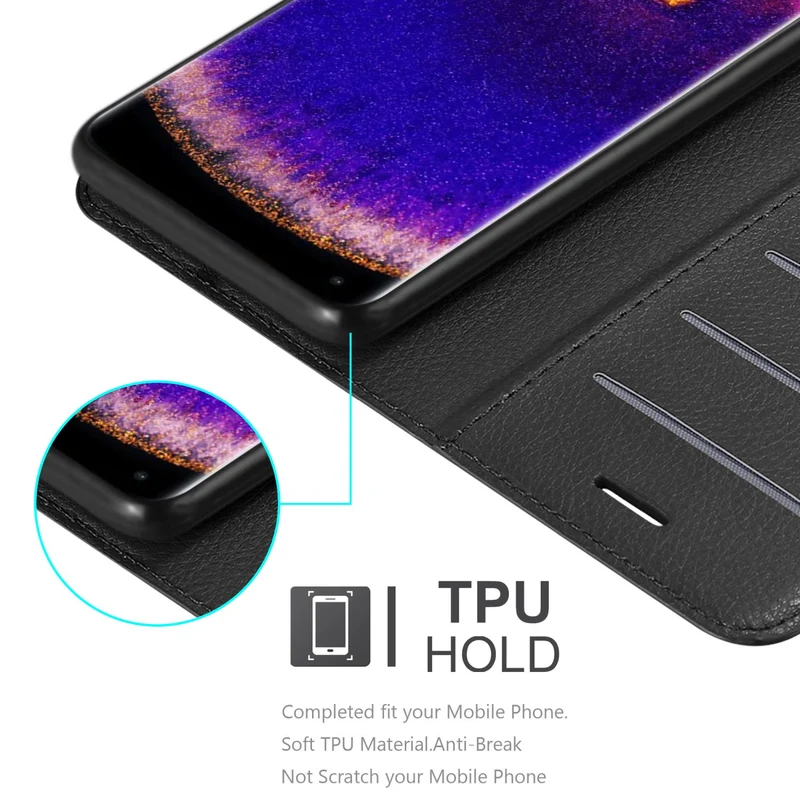 Cadorabo Hülle kompatibel mit Oppo FIND X5 PRO Schutzhülle mit Magnetverschluss, Standfunktion und Kartenfach