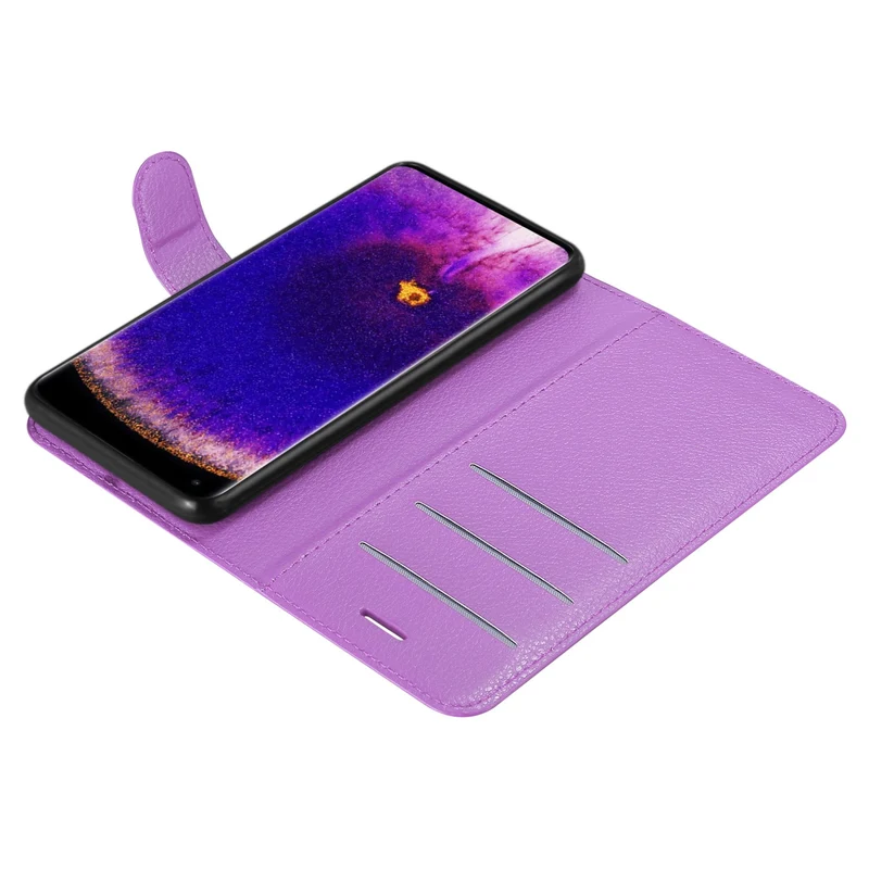 Cadorabo Hülle kompatibel mit Oppo FIND X5 PRO Schutzhülle mit Magnetverschluss, Standfunktion und Kartenfach