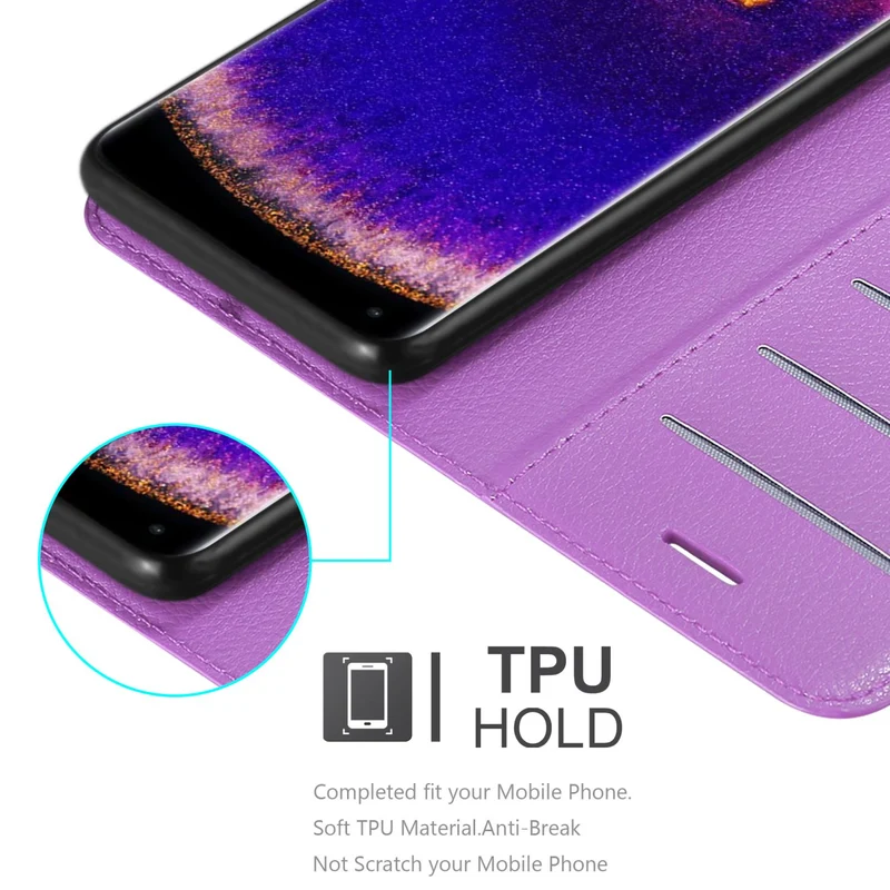 Cadorabo Hülle kompatibel mit Oppo FIND X5 PRO Schutzhülle mit Magnetverschluss, Standfunktion und Kartenfach