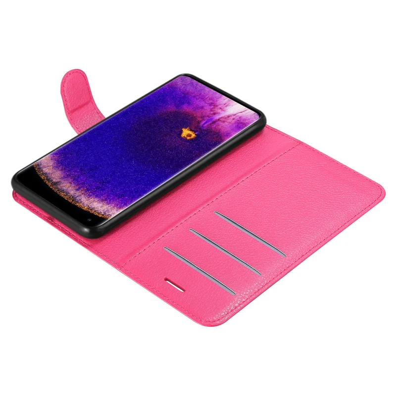 Cadorabo Hülle kompatibel mit Oppo FIND X5 PRO Schutzhülle mit Magnetverschluss, Standfunktion und Kartenfach