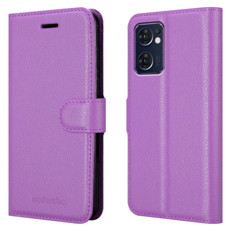Cadorabo Hülle kompatibel mit Oppo FIND X5 LITE / Reno7 5G Schutzhülle mit Magnetverschluss, Standfunktion und Kartenfach