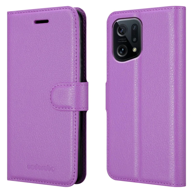 Cadorabo Hülle kompatibel mit Oppo FIND X5 Schutzhülle mit Magnetverschluss, Standfunktion und Kartenfach