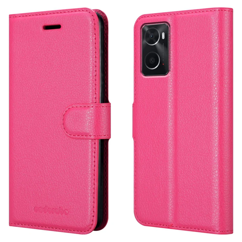 Cadorabo Hülle kompatibel mit Oppo A36 / A76 / A96 4G / K10 4G / Realme 9i Schutzhülle mit Magnetverschluss, Standfunktion und Kartenfach
