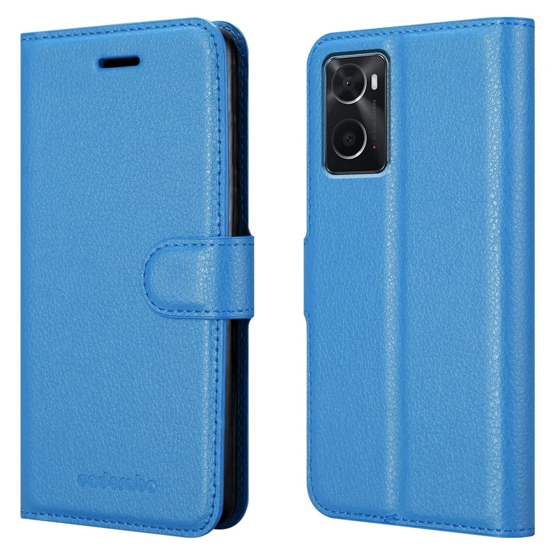 Cadorabo Hülle kompatibel mit Oppo A36 / A76 / A96 4G / K10 4G / Realme 9i Schutzhülle mit Magnetverschluss, Standfunktion und Kartenfach