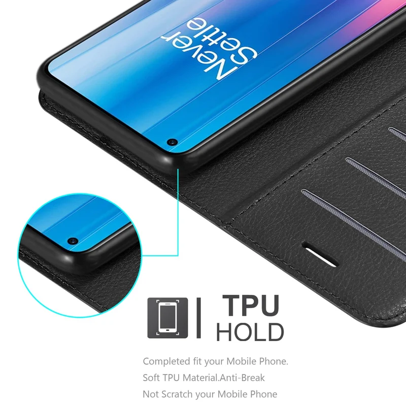 Cadorabo Hülle kompatibel mit OnePlus Nord CE 2 5G Schutzhülle mit Magnetverschluss, Standfunktion und Kartenfach