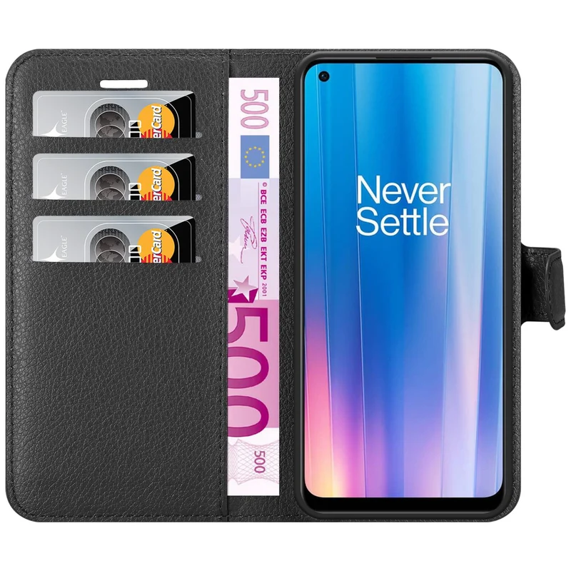 Cadorabo Hülle kompatibel mit OnePlus Nord CE 2 5G Schutzhülle mit Magnetverschluss, Standfunktion und Kartenfach