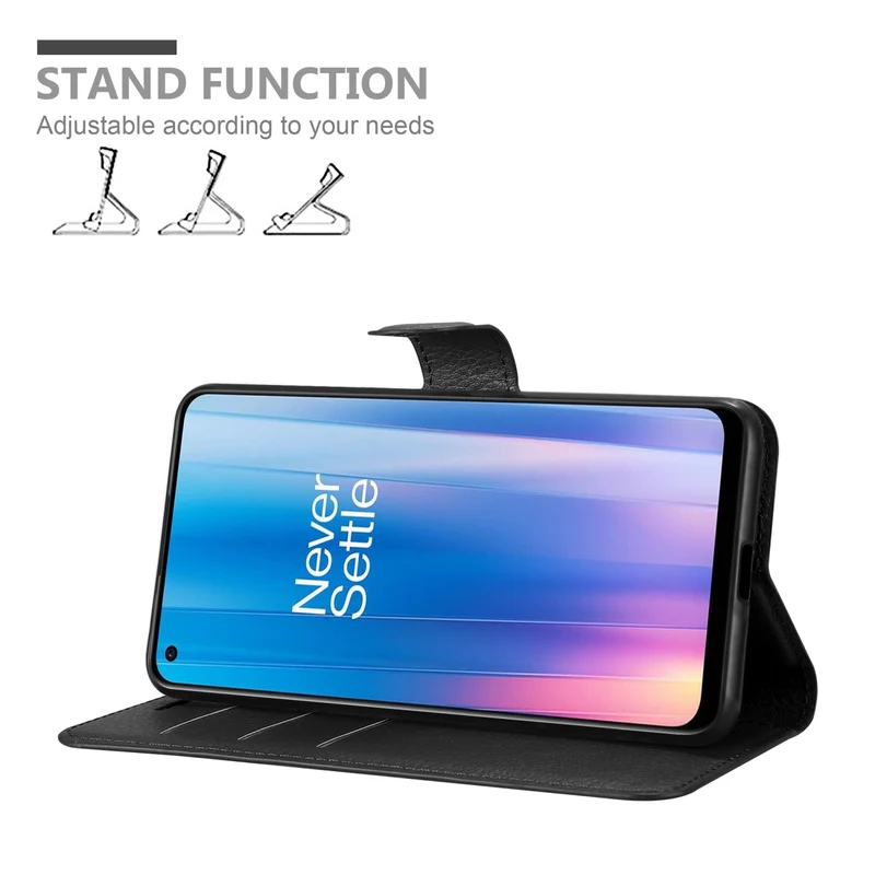 Cadorabo Hülle kompatibel mit OnePlus Nord CE 2 5G Schutzhülle mit Magnetverschluss, Standfunktion und Kartenfach