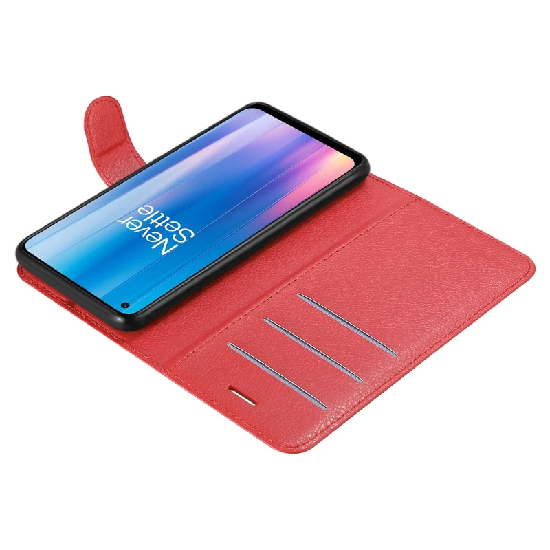 Cadorabo Hülle kompatibel mit OnePlus Nord CE 2 5G Schutzhülle mit Magnetverschluss, Standfunktion und Kartenfach