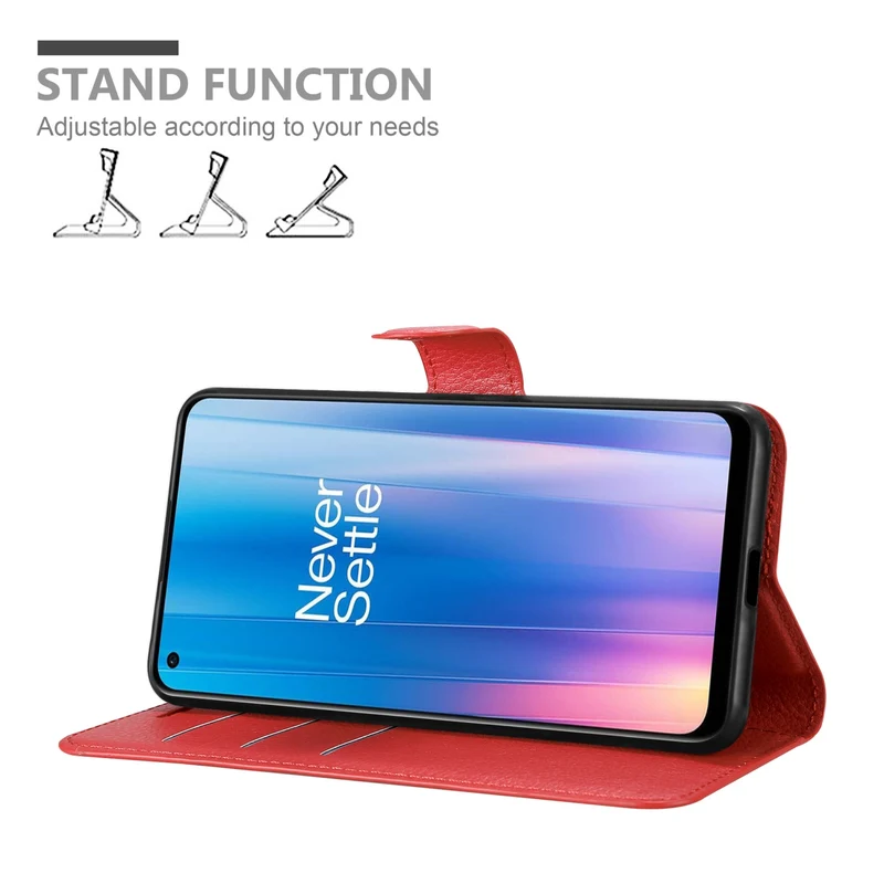 Cadorabo Hülle kompatibel mit OnePlus Nord CE 2 5G Schutzhülle mit Magnetverschluss, Standfunktion und Kartenfach