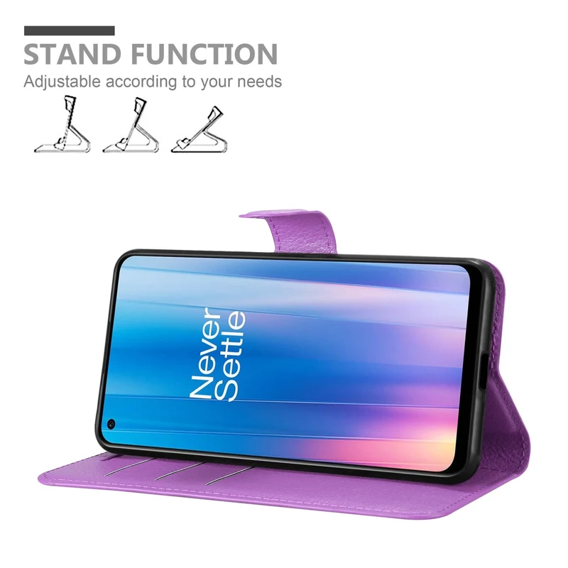 Cadorabo Hülle kompatibel mit OnePlus Nord CE 2 5G Schutzhülle mit Magnetverschluss, Standfunktion und Kartenfach
