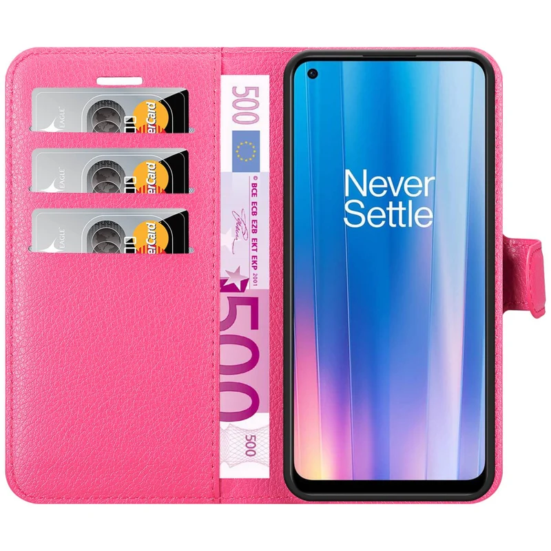 Cadorabo Hülle kompatibel mit OnePlus Nord CE 2 5G Schutzhülle mit Magnetverschluss, Standfunktion und Kartenfach