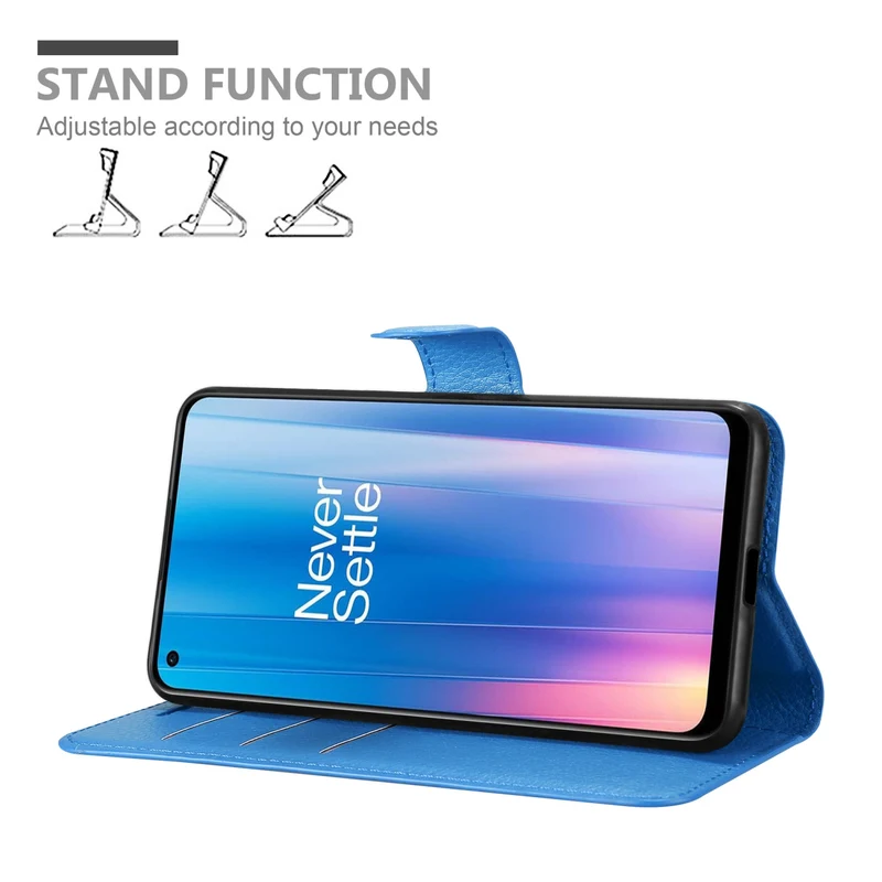 Cadorabo Hülle kompatibel mit OnePlus Nord CE 2 5G Schutzhülle mit Magnetverschluss, Standfunktion und Kartenfach