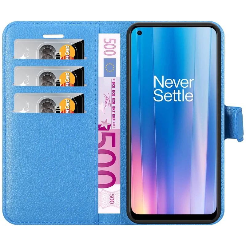 Cadorabo Hülle kompatibel mit OnePlus Nord CE 2 5G Schutzhülle mit Magnetverschluss, Standfunktion und Kartenfach