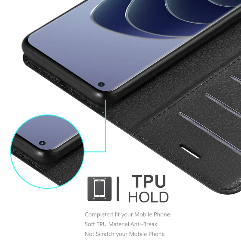 Cadorabo Hülle kompatibel mit OnePlus 10 PRO 5G Schutzhülle mit Magnetverschluss, Standfunktion und Kartenfach