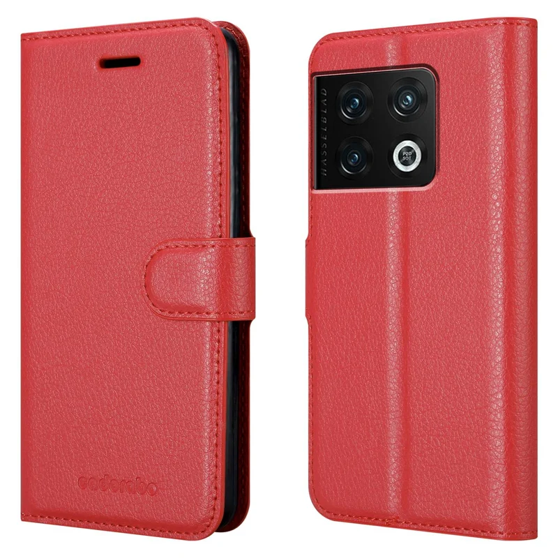 Cadorabo Hülle kompatibel mit OnePlus 10 PRO 5G Schutzhülle mit Magnetverschluss, Standfunktion und Kartenfach