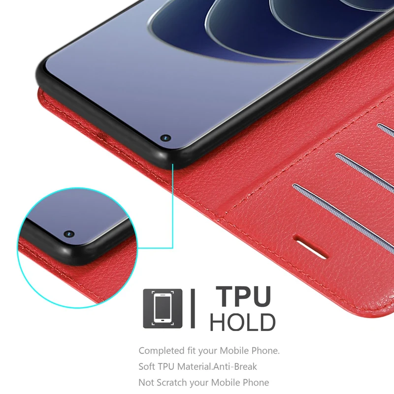 Cadorabo Hülle kompatibel mit OnePlus 10 PRO 5G Schutzhülle mit Magnetverschluss, Standfunktion und Kartenfach