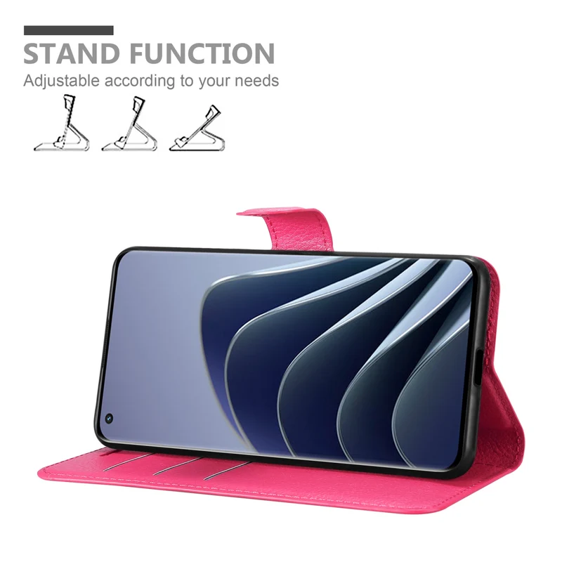 Cadorabo Hülle kompatibel mit OnePlus 10 PRO 5G Schutzhülle mit Magnetverschluss, Standfunktion und Kartenfach