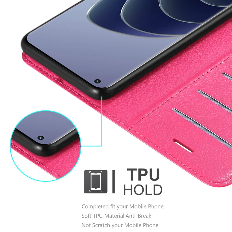 Cadorabo Hülle kompatibel mit OnePlus 10 PRO 5G Schutzhülle mit Magnetverschluss, Standfunktion und Kartenfach