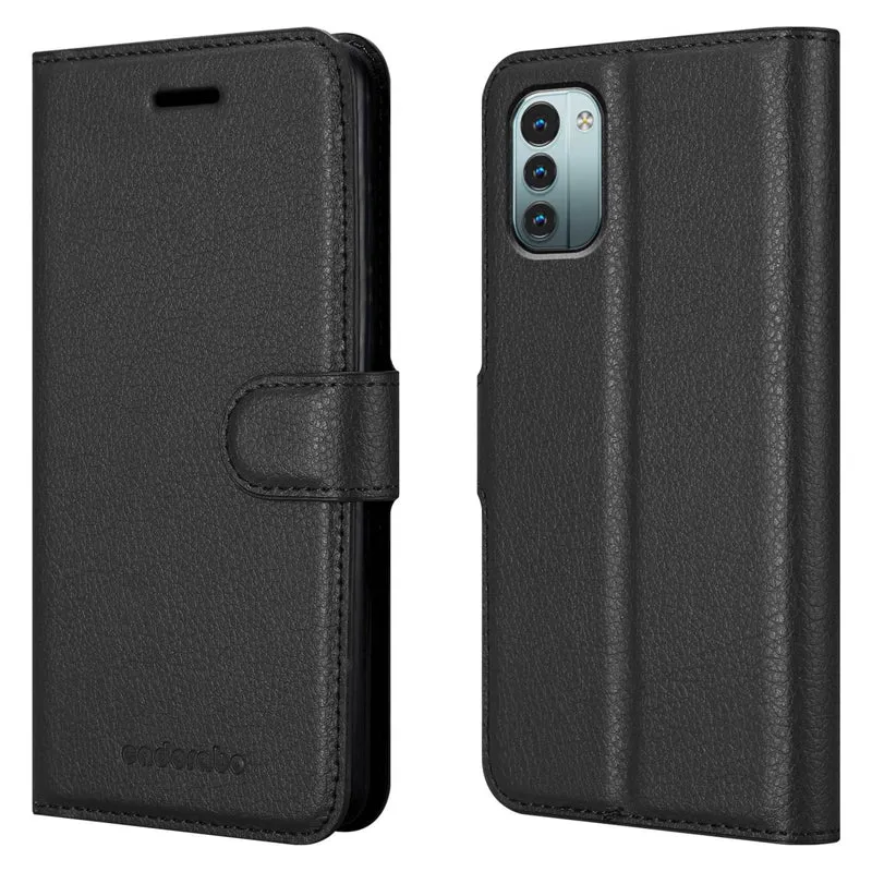 Cadorabo Hülle kompatibel mit Nokia G11 / G21 Schutzhülle mit Magnetverschluss, Standfunktion und Kartenfach