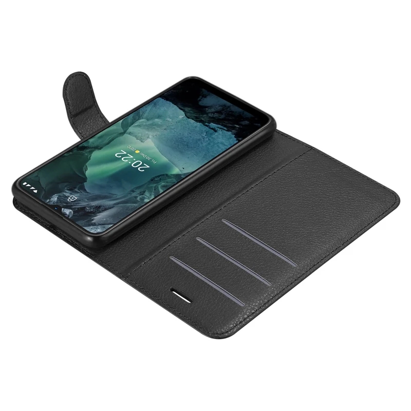Cadorabo Hülle kompatibel mit Nokia G11 / G21 Schutzhülle mit Magnetverschluss, Standfunktion und Kartenfach