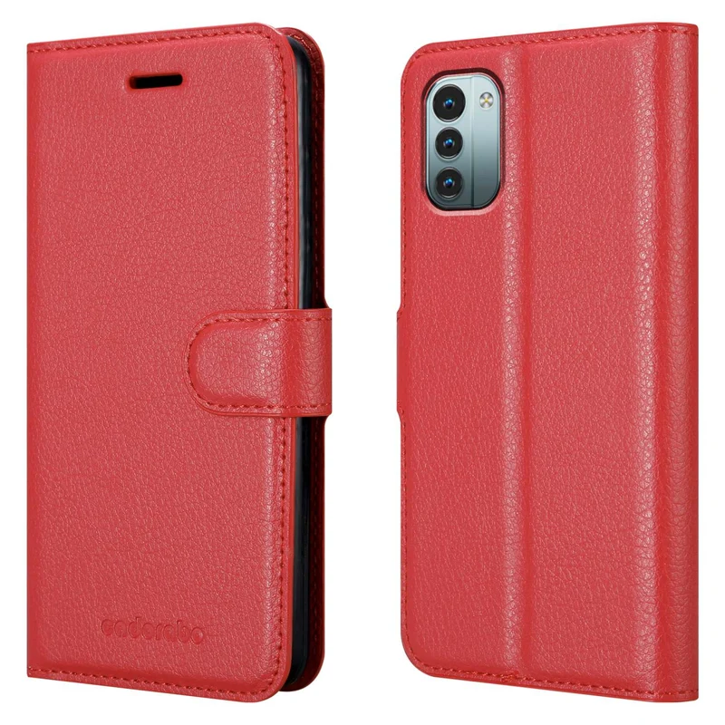 Cadorabo Hülle kompatibel mit Nokia G11 / G21 Schutzhülle mit Magnetverschluss, Standfunktion und Kartenfach